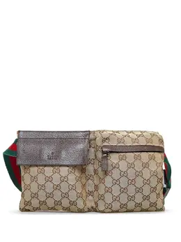 Gucci Pre-Owned: Коричневая сумка