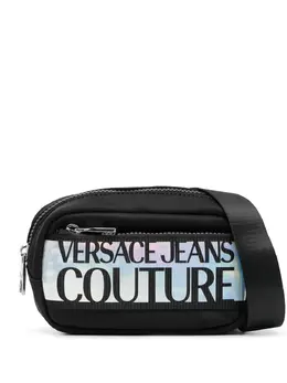 Versace Jeans Couture: Чёрная сумка