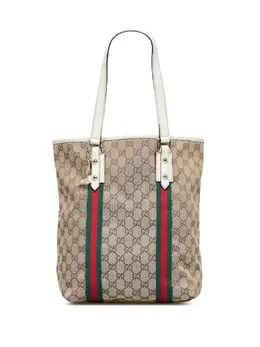 Gucci Pre-Owned: Бежевая сумка-шоппер