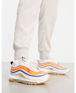 Nike: Оранжевые кроссовки Air Max 97