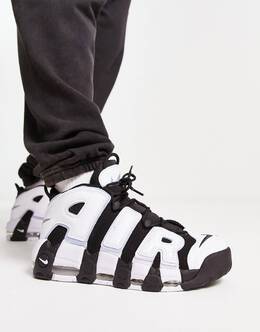 Nike: Чёрные кроссовки Air More Uptempo 96