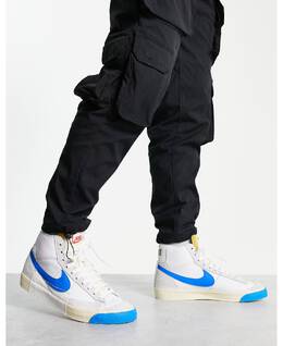 Nike: Синие кроссовки  Blazer Mid 77