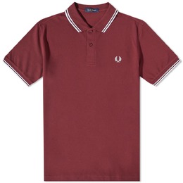 Fred Perry: Коричневая футболка  Twin Tipped