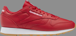 Reebok: Красные кроссовки  Classic Leather