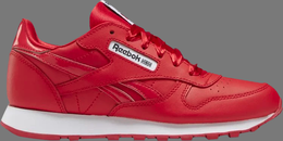 Reebok: Красные кроссовки Classic Leather