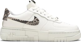 Nike: Бежевые кроссовки  Air Force 1 Pixel