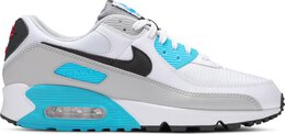 Nike: Голубые кроссовки  Air Max 90