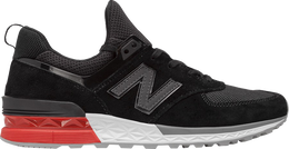 New Balance: Чёрные кроссовки  574