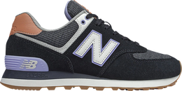 New Balance: Чёрные кроссовки  574