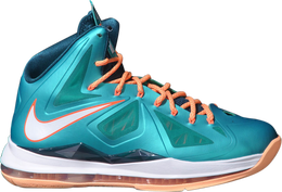 Nike: Зелёные кроссовки  Lebron 10