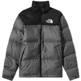 The North Face: Чёрная куртка  Nuptse