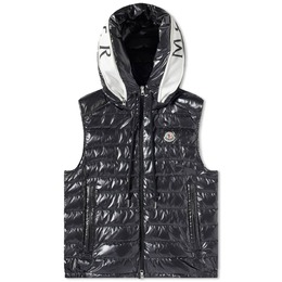 Moncler: Пуховик с капюшоном 