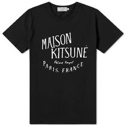 Maison Kitsuné: Чёрная футболка