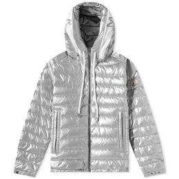 Moncler: Пуховик с капюшоном 