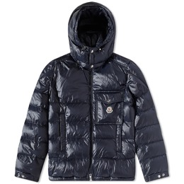 Moncler: Пуховик с капюшоном 