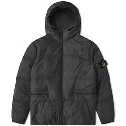 Stone Island: Чёрный пуховик