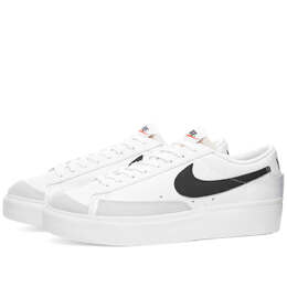 Nike: Белые кроссовки Blazer Low