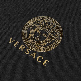 Versace: Хлопковая футболка Medusa Head