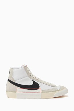 Nike: Белые кроссовки Blazer Mid 77