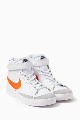 Nike: Оранжевые кроссовки Blazer Mid 77