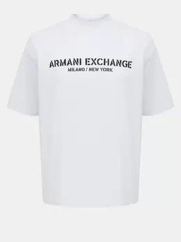 Armani Exchange: Белая футболка