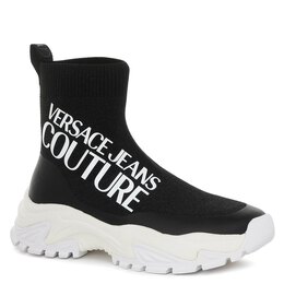 Versace Jeans Couture: Чёрные кроссовки 