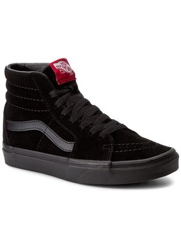 Vans: Чёрные кеды  Sk8-Hi