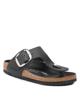 Birkenstock: Чёрные шлёпанцы  Gizeh