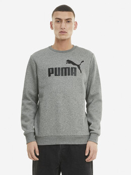 PUMA: Серый свитшот