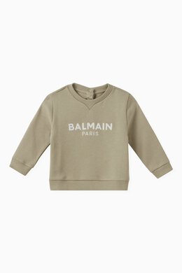 Balmain: Свитшот с принтом