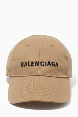 Balenciaga: Кепка с принтом