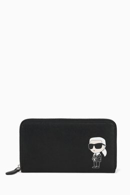 Karl Lagerfeld: Чёрный кошелёк Ikonik