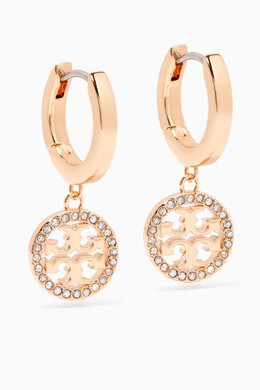 Tory Burch: Серьги Miller Pavé