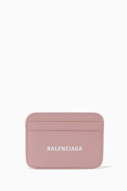 Balenciaga: Розовый картхолдер Everyday