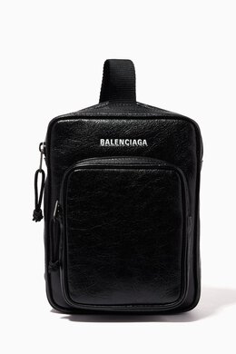 Balenciaga: Сумка через плечо Explorer с принтом