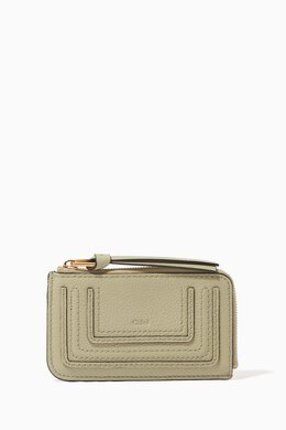 Chloé: Зелёный кошелёк Marcie small