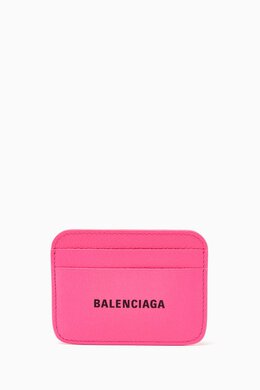 Balenciaga: Розовый картхолдер Cash