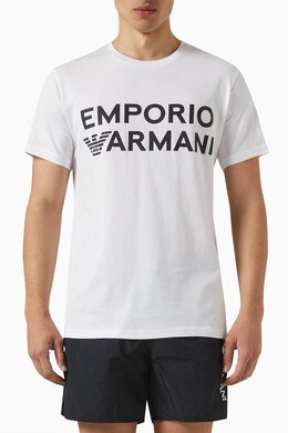 Emporio Armani: Футболка с принтом