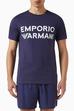 Emporio Armani: Футболка с принтом