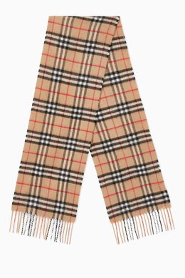 Burberry: Шарф Vintage Check с принтом