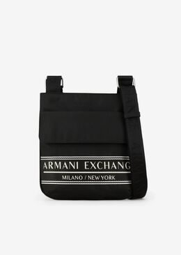 Armani Exchange: Чёрная сумка