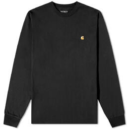 Carhartt WIP: Чёрная футболка  Chase