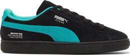 PUMA: Чёрные кроссовки  Suede