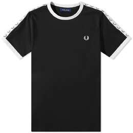 Fred Perry: Чёрная футболка  Ringer