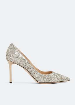 Jimmy Choo: Золотые туфли  Romy 85