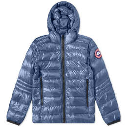 Canada Goose: Голубой пуховик  Crofton