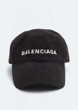 Balenciaga: Чёрные кепки