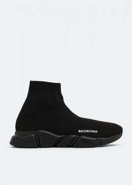 Balenciaga: Чёрные кроссовки  Speed.2