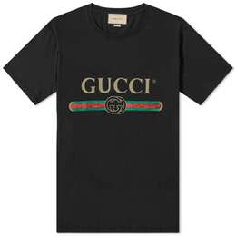 Gucci: Чёрная футболка 