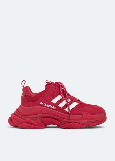 Balenciaga sneakers hot sale triple s red